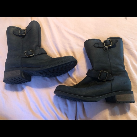 COPY - Leather ugg boots - Picture 2 of 6